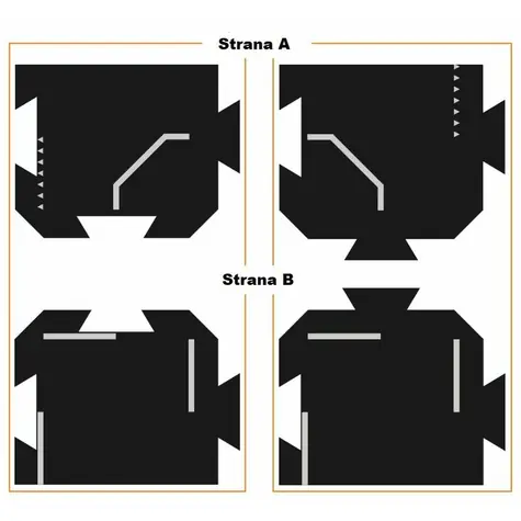 TODDLEROAD 2034 - KRIŽOVATKY - flexibilné cesty - 2 silikónové puzzle diely / od 12 mesiacov