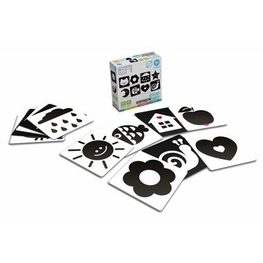 KukiKuk 80002 Všetky kontrastné karty Pre bábätká / od 0 rokov