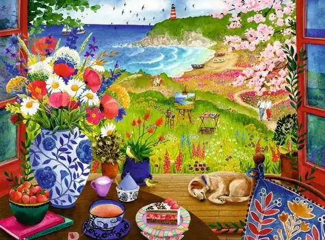 Ravensburger 120017325 Výhľad do prírody 100 dielikov / vek od: 9 rokov / verzia: medzinárodná