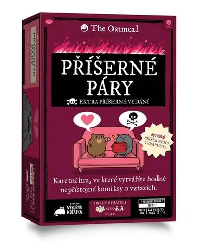 Asmodee Príšerné páry / Počet hráčov: 2-8 / Dĺžka hry: 15 minút / od 17 rokov