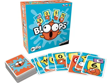 Asmodee Bloops / Počet hráčov: 2-5 / Dĺžka hry: 10 minút / od 8 rokov