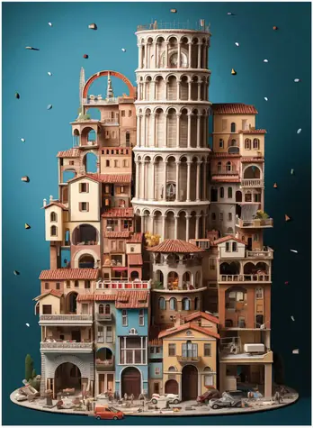 ANATOLIAN Puzzle Pisa / 1000 dielikov / od 12 rokov
