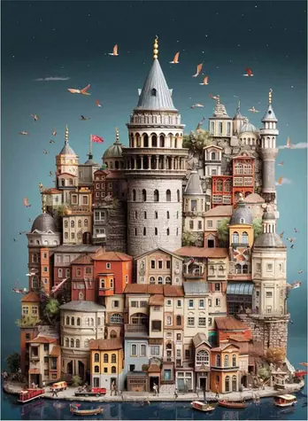 ANATOLIAN Puzzle Galata / 1000 dielikov / od 14 rokov