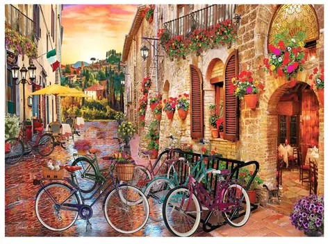 ANATOLIAN Puzzle Na bicykli po Toskánsku / 1000 dielikov / od 12 rokov