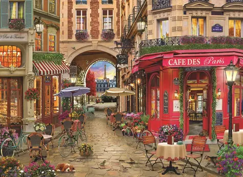 ANATOLIAN Puzzle Cafe des Paris / 1000 dielikov / od 14 rokov