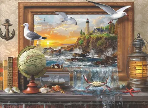 ANATOLIAN Puzzle Živé pobrežie / 1000 dielikov / od 12 rokov