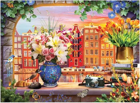 ANATOLIAN Puzzle Amsterdam / 1000 dielikov / od 14 rokov