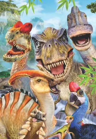 ANATOLIAN Puzzle Dinosaurie selfie / 260 dielikov / od 8 rokov