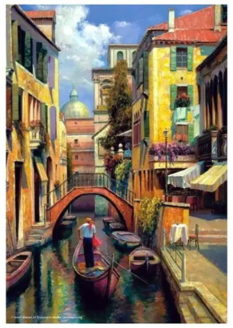 ANATOLIAN Puzzle Nedeľa v Benátkach / 500 dielikov / od 12 rokov