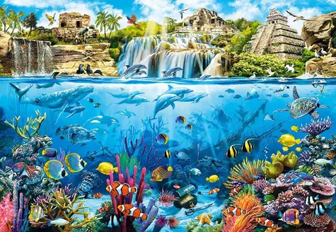 Castorland 152049 Puzzle Pirátsky ostrov / 1500 dielikov / od 9 rokov