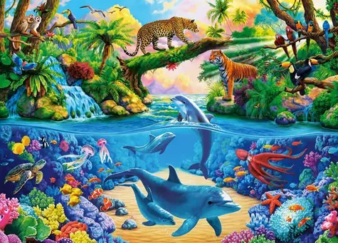 Castorland 27576 Puzzle Divoká príroda / 260 dielikov / od 8 rokov