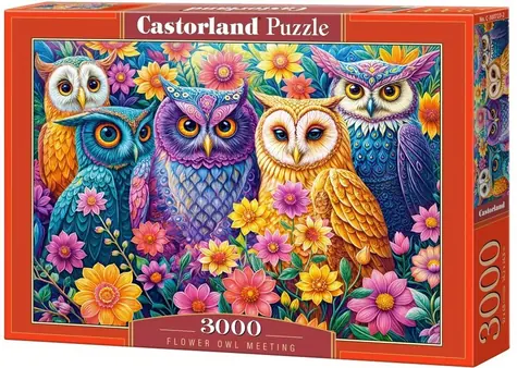Castorland 300723-2 Puzzle Sovie stretnutie v kvetoch / 3000 dielikov / od 9 rokov