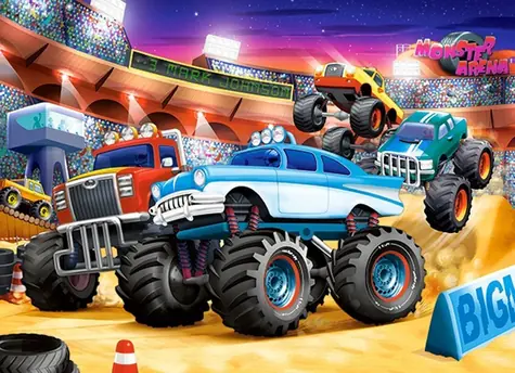 Castorland 070077 Puzzle Monster Truck Show / 70 dielikov / od 5 rokov