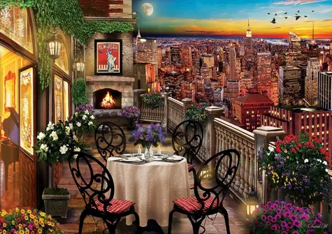 ART PUZZLE 5184 Puzzle Večera v New Yorku / 1000 dielikov / od 15 rokov