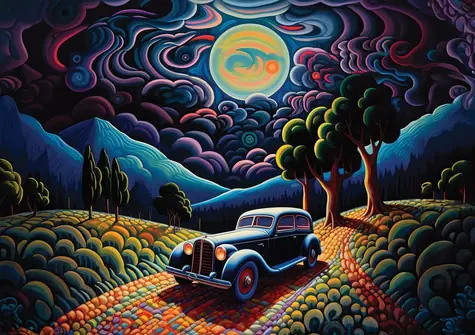 ART PUZZLE 5255 Puzzle Noc v Transylvánii / 1000 dielikov / od 15 rokov