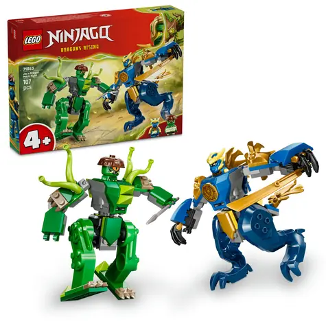 LEGO® NINJAGO® 71853 Jay a boj v dračom robotickom obleku / Počet dielikov: 107 / od 4 rokov