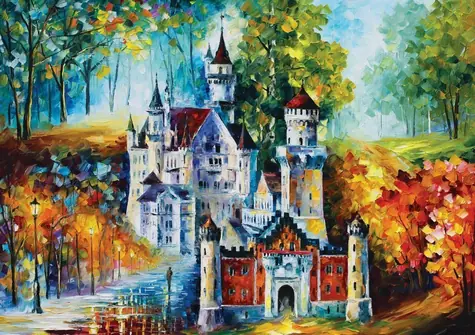 ART PUZZLE 5395 Puzzle Zámok Neuschwanstein / 1500 dielikov / od 15 rokov