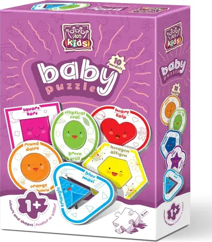 ART PUZZLE 5823 Baby Puzzle Farby a tvary / 2 dieliky / od 1 roka