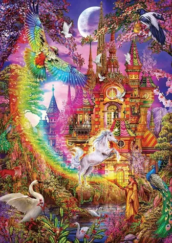 ART PUZZLE 5075 Puzzle Dúhový hrad / 500 dielikov / od 8 rokov