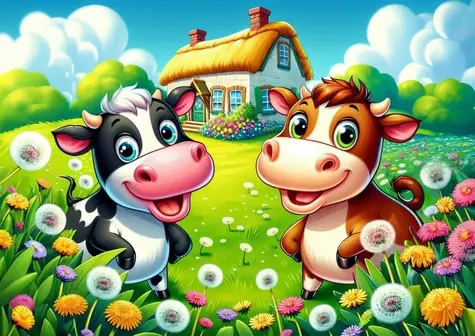 ART PUZZLE 35042 Puzzle Šťastné kravičky / 25 dielikov / od 3 rokov