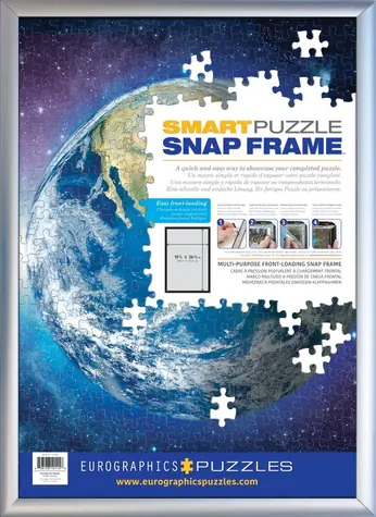 EUROGRAPHICS SMART puzzle Strieborný hliníkový klaprám na puzzle 48.89x67.63cm