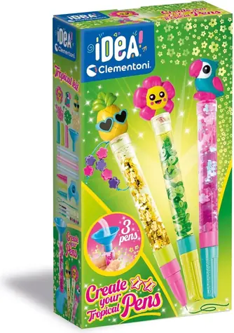 Clementoni IDEA Kreatívna súprava na výrobu pier Tropical / od 6 rokov
