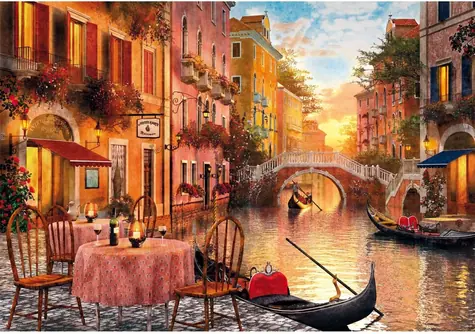 Clementoni 31743 Puzzle Kúzlo Benátok 1500 dielikov / od 10 rokov