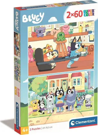 Clementoni 24813 Puzzle Bluey 2x60 dielikov / od 4 rokov