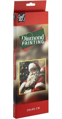 CRAFT ID Diamantové maľovanie Santa 30x40cm