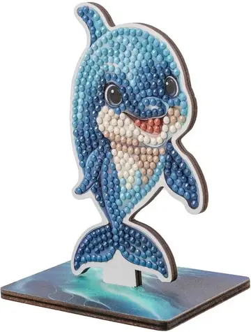 CRYSTAL ART Diamantové maľovanie Oceán: Delfín
