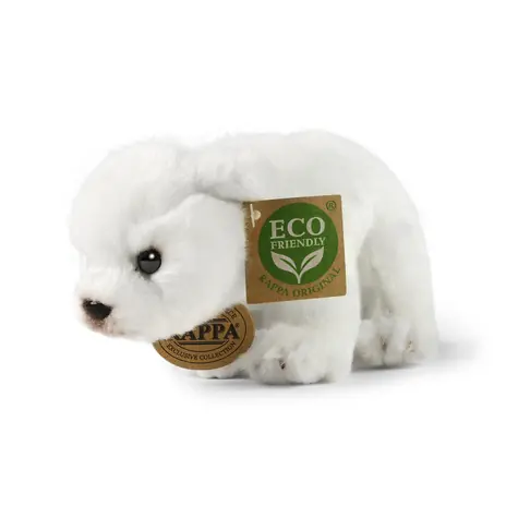 Rappa Plyšový medveď ľadový stojaci 19 cm / ECO-FRIENDLY / od 0 mesiacov