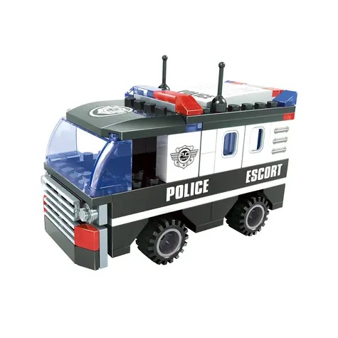 BLOXO 259898 Kompatibilná stavebnica polícia auto 106 ks / od 6 rokov