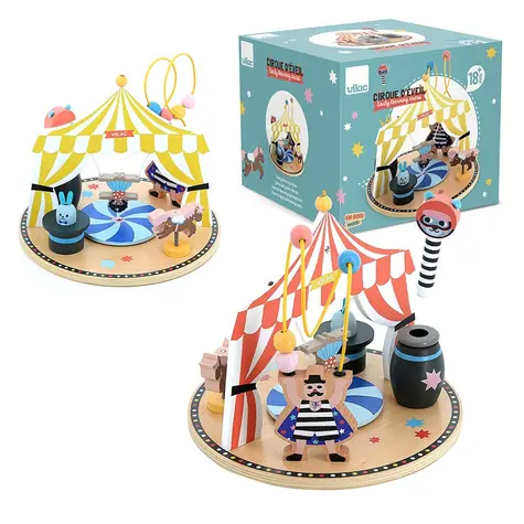 Vilac Motorický labyrint Cirkus Michelle Carlslund / od 18 mesiacov