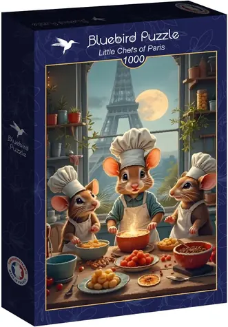 BlueBird Puzzle Malí kuchári z Paríža / 1000 dielikov / od 14 rokov