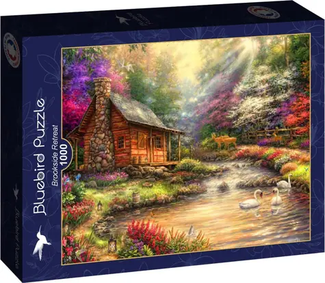 BlueBird Puzzle Poľovnícka chata / 1000 dielikov / od 14 rokov