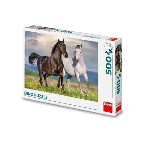 Dino Puzzle Zamilovaní kone / 500 dielikov / od 10 rokov