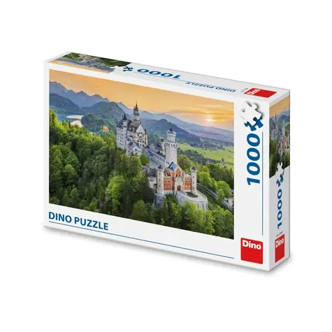 Dino Puzzle Jarná Neuschwanstein / 1000 dielikov / od 15 rokov