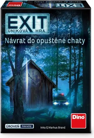 Dino EXIT úniková hra : Návrat do opustenej chaty / pre 1-4 hráčov / dĺžka hry: 90 minút / od 12 rokov