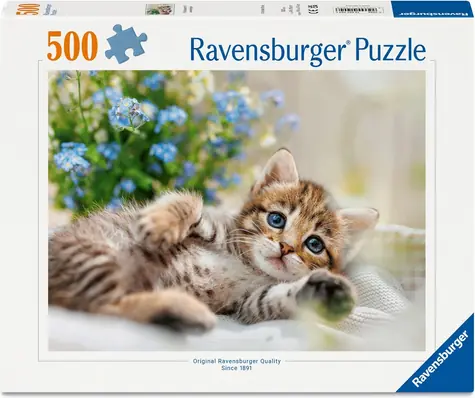 Ravensburger 120019046 Puzzle Maznavé mačiatko / 500 dielikov / od 12 rokov 
