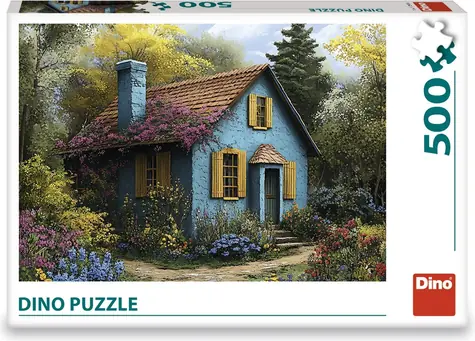 Dino Puzzle Modrý domček / 500 dielikov / od 10 rokov
