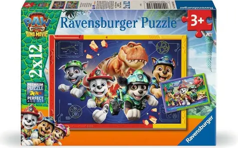 Ravensburger 120043645 Tlapková patrola: Dinosaurie film 2x12 dielikov / od 3 rokov 
