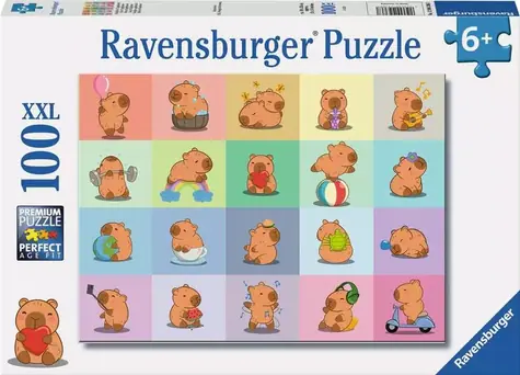 Ravensburger 120043867 Kapybara / 100 dielikov / od 6 rokov 