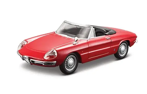 Bburago Alfa Romeo Spider (1966) červená 1:32 / od 3 rokov