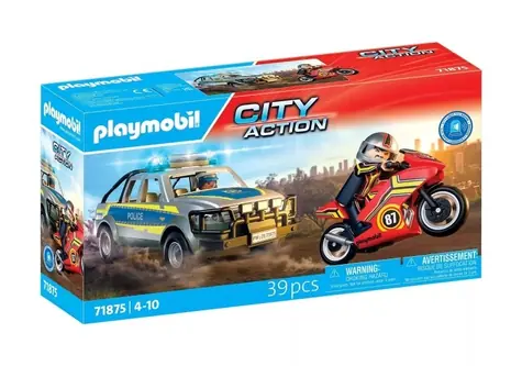 Playmobil® City Action 71875 Naháňačka s policajným pickupom / Počet dielikov: 39 / od 4 rokov