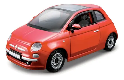 Bburago Fiat 500 (2007) bronz metalíza 1:32 / od 3 rokov