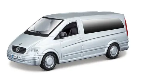 Bburago Mercedes-Benz VITO strieborná 1:32 / od 3 rokov