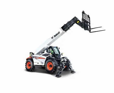 Bburago Construction Bobcat Teleskopický manipulátor s paletovými vidlami + paleta 1:50 / od 3 rokov