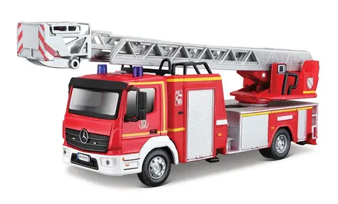 Bburago EMERGENCY Vozidlo záchrannej služby - Mercedes- Benz Atego Fire Truck / 1:50 / od 3 rokov
