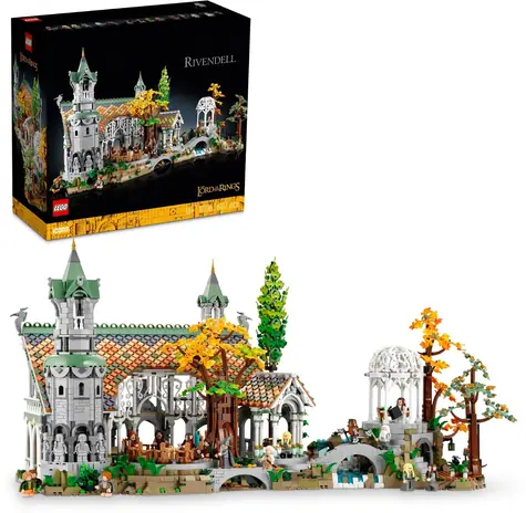 Rozbalené - LEGO® Lord of the Rings™ 10316 Pán prsteňov: Roklinka / Počet dielikov: 6167 / od 18 rokov / rozbalené