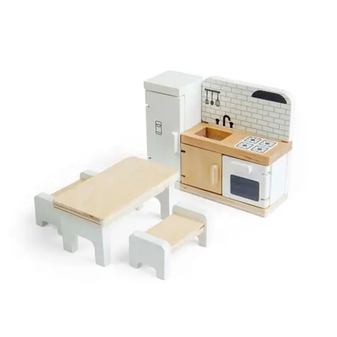 Bigjigs Toys Drevený nábytok do domčeka pre bábiky Kuchyňa / od 3 rokov
